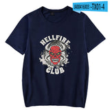 Hellfire Club Shirt Summer Menswear Pullover Short Sleeve T-shirt