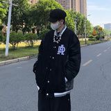 Baggy Jacket Spring and Autumn Street Multicolor Jacket Jacket Men's Baseball Uniform