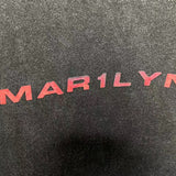 Marilyn Manson T Shirt Vintage Dark Marilyn Manson Distressed Short Sleeve T-shirt