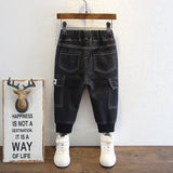 Toddler Boys Pants Boy Spring and Autumn Jeans Casual Working Pants