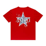 Amiri T Shirt Casual Hip Hop High Street round Neck Short Sleeve T-shirt