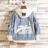 Comic Denim Jacket Anime Denim Jacket Coat