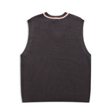 Men Sweater Vest Simple Style Sweater Vest Vest Men's Street Trend Loose V-neck Outerwear Sleeveless Sweater