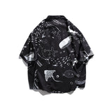 Men T Shitrs Summer Men's Printing Lapel Shirt Short Sleeve