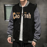 Corduroy Varsity Jacket Corduroy Jacket Men's Spring and Autumn Baseball Uniform Sports Jacket Top