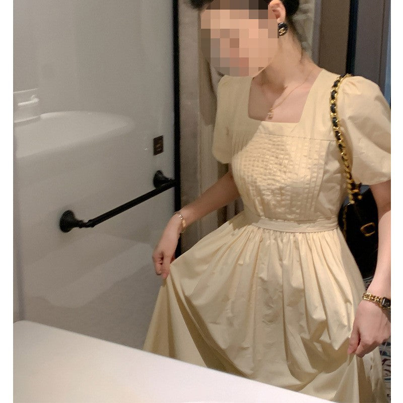 Daisy Buchanan Dress Vintage Puff Sleeve Dress for Women Spring and Summer