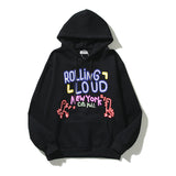 Cpfm Hoodie Travis Scott Rolling Neon Headliners Colorful Hand Painted Graffiti Hooded Sweater