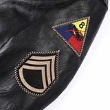 Graphic Leather Jacket Women Leather Jacket Spring/Autumn Vintage PU Jacket Pilot Motorcycle Clothing