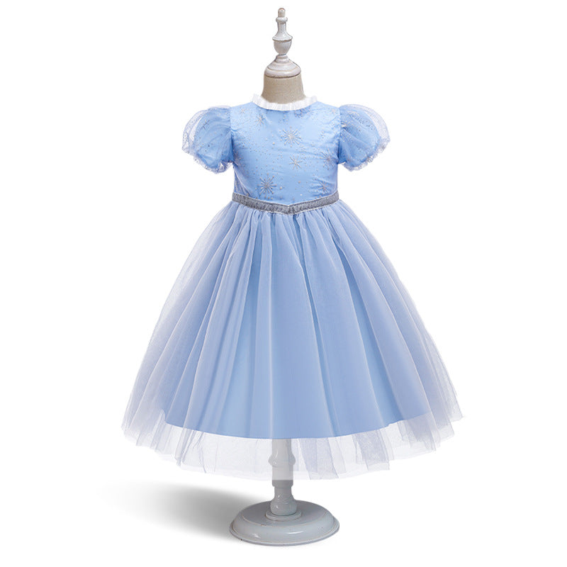 Halloween Frozen Dress Toddler Girls' Dress Frozen Princess Dress Children's Mesh Dress