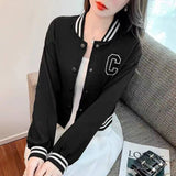 Cream Color Varsity Jacket Baseball Uniform