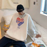 Men Sweatshirts Sweater Men's Spring and Autumn Loose Love Coat