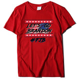 Let's Go Brandon T Shirts Brandon Printed Short-Sleeved T-shirt Women's Bottoming Shirt