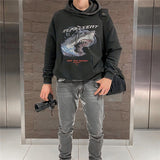 Cactus Flea Market Hoodie Vintage Printed Hoodie Loose Hat