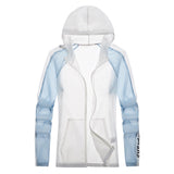 Sun Resistant Clothes Women's Contrast Color Ultra-Thin Breathable Fashion Sun-Protective Clothing