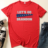 Let'S Go Brandon T Shirt Summer Printed Short Sleeve T-Shirt