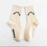 V Lone Socks Socks Men's Middle Tube Socks Cotton Women Long Socks