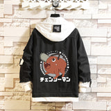 Comic Denim Jacket Anime Leisure Men's and Women's Coats Denim Jacket