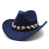 Cowboy Hats Autumn and Winter Top Hat Female Ethnic Style Top Hat