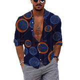 Men Beach T Shirts Men's Spring and Autumn Wear Casual Shirt Men Long Sleeve