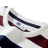 Children Boy Hoodie Children's Autumn Clothing Long-Sleeve T-shirt Sweatshirt Striped Terry