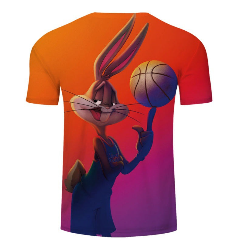 Bugs Bunny Shirt Breathable Casual Short Sleeve T-shirt