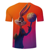 Bugs Bunny Shirt Breathable Casual Short Sleeve T-shirt