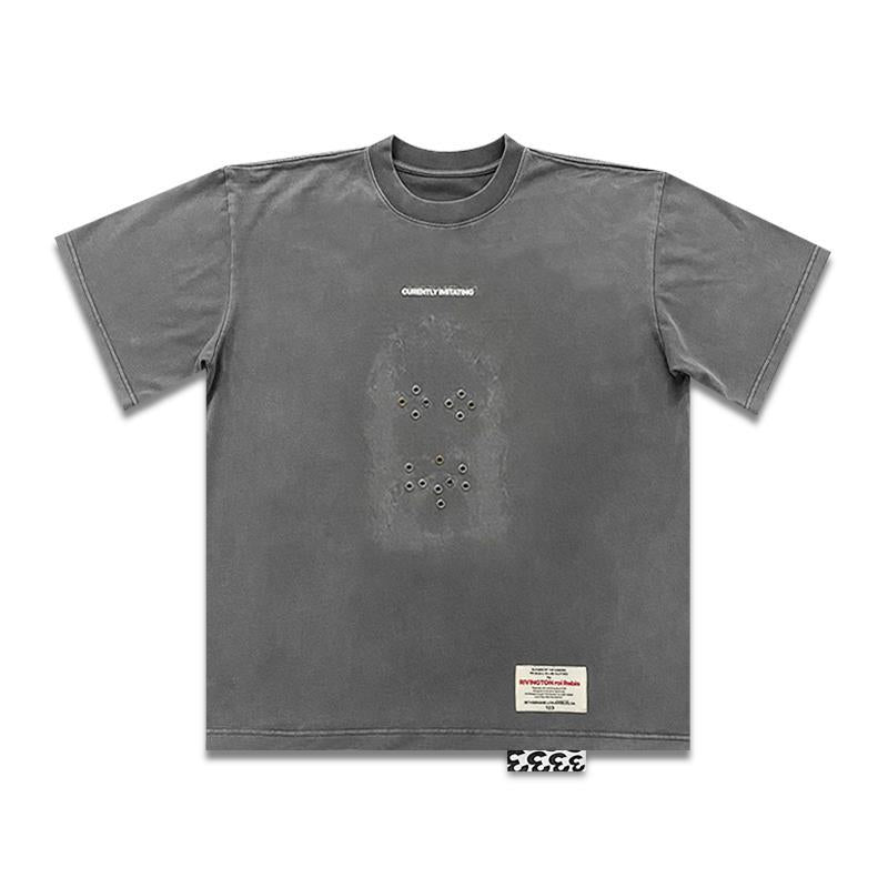 Rrr123 T Shirt Leisure Sports Loose Heavy Weight Washed and Worn