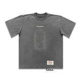 Rrr123 T Shirt Leisure Sports Loose Heavy Weight Washed and Worn