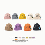 Toboggan Hat Woolen Cap Women's Autumn and Winter Knitted Hat All-Matching