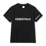 Fog Fear of God T Shirts Essentials Letter Hot Stamping Crew Neck Casual T-shirt