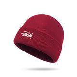 Stussy Cap Men's Warm Knitted Cotton Hat Women