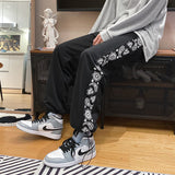 Men Pants Sweatpants Men Loose Spring Wide Leg Casual Trousers