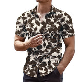Men Beach T Shirts Summer Casual Loose Shirt Men