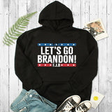 Let'S Go Brandon Hoodie Letter Sweater Men'S And Women'S Long Sleeves Hooded Sweater