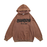 Grafitti Sweatshirts Retro Printed Hoodie Men