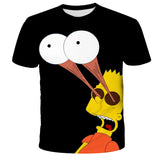 Homer Simpson Shirt Digital Printing Unisex Wear Sports Loose