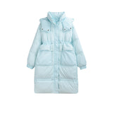 Women Winter Coats Puffer Jacket Down Coat Fall/Winter New Hooded Loose White Duck Down Jacket