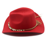 Cowboy Hats Western Cowboy Roll For Men Women Couples' Cap