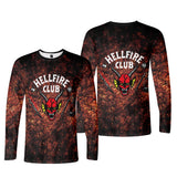 Hellfire Club Shirt Long Sleeve Casual Fashion
