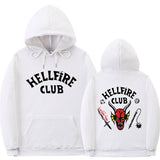 Stranger Things Hellfire Club Hoodie Hooded Sweatshirt Leisure Sports Sweater