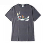 Bugs Bunny Shirt Fashion Men's Short Sleeve Cute