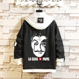 Comic Denim Jacket Men's and Women's Spring and Autumn Fashion Casual Denim Jacket