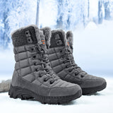 Men's Boots Winter Fleece-Lined Warm Outdoor Mountaineering Men