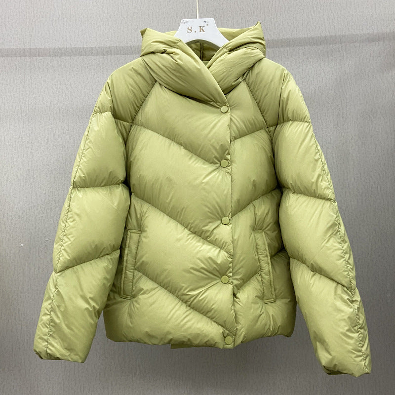 Women Winter Coats Puffer Jacket Down Coat Winter Fashion Small Profile White Duck Down Puffer Jacket Coat