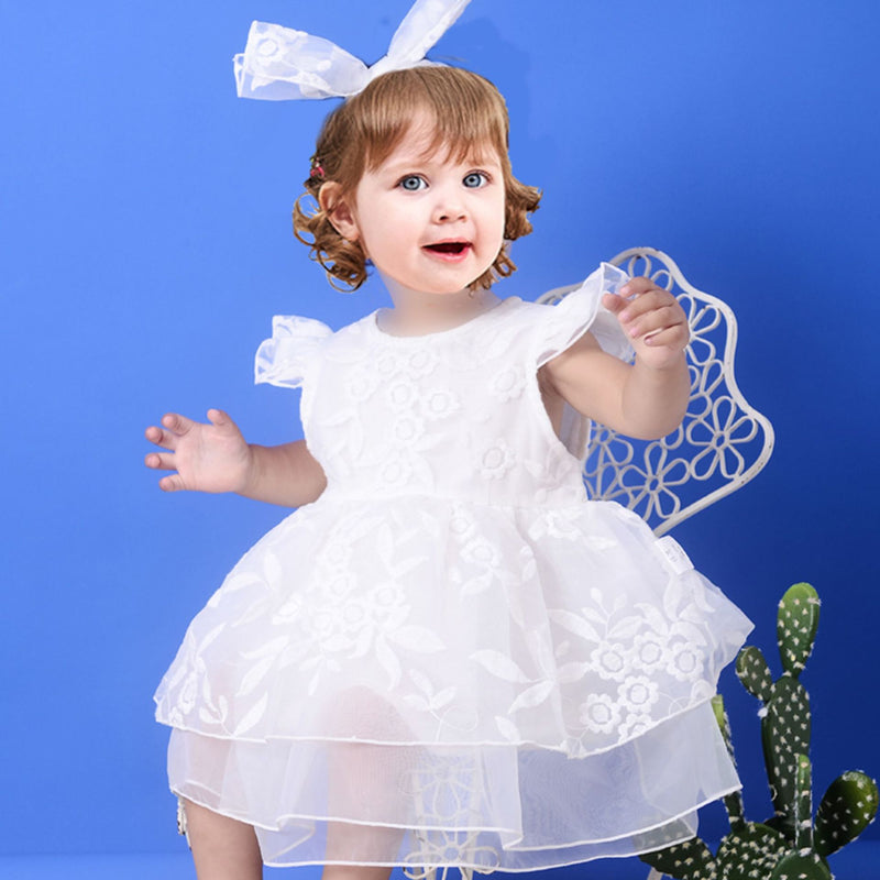 Baby Girl Christening Dress Baptism Dresses Girl Baptism Dress Summer Baby Jumpsuits Princess Dress
