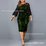 Nina Parker Black Dress plus Size Dress