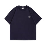 Men's T-Shirt Summer Men's Letter Printed T-shirt Retro Casual