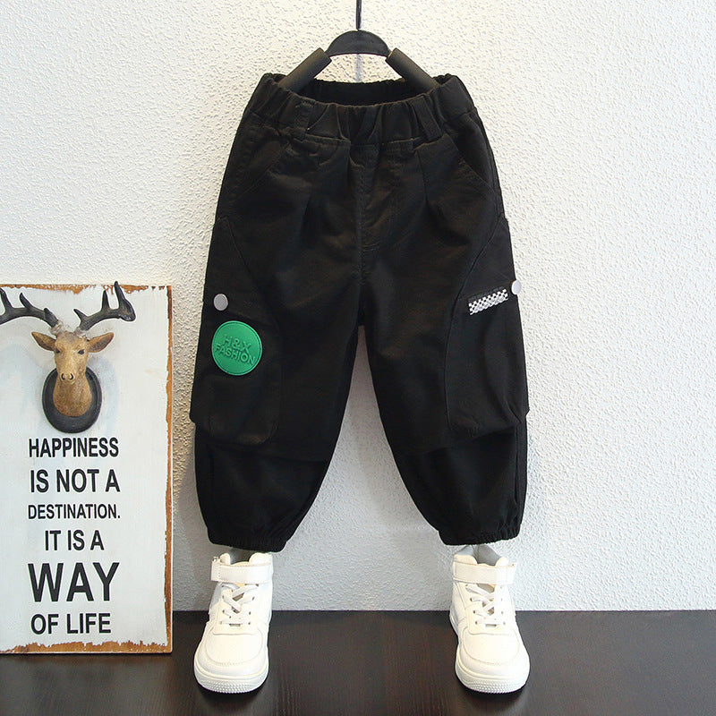 Toddler Boys Pants Boys Cargo Pants Spring and Autumn Children's Autumn Clothing