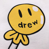 Drew House Smiley Face Short Sleeve Lollipop Cartoon Printed T-shirt for Men