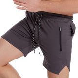 Hoochie Daddy Short Spring Shorts Men's Knitted Solid Color Sports Casual